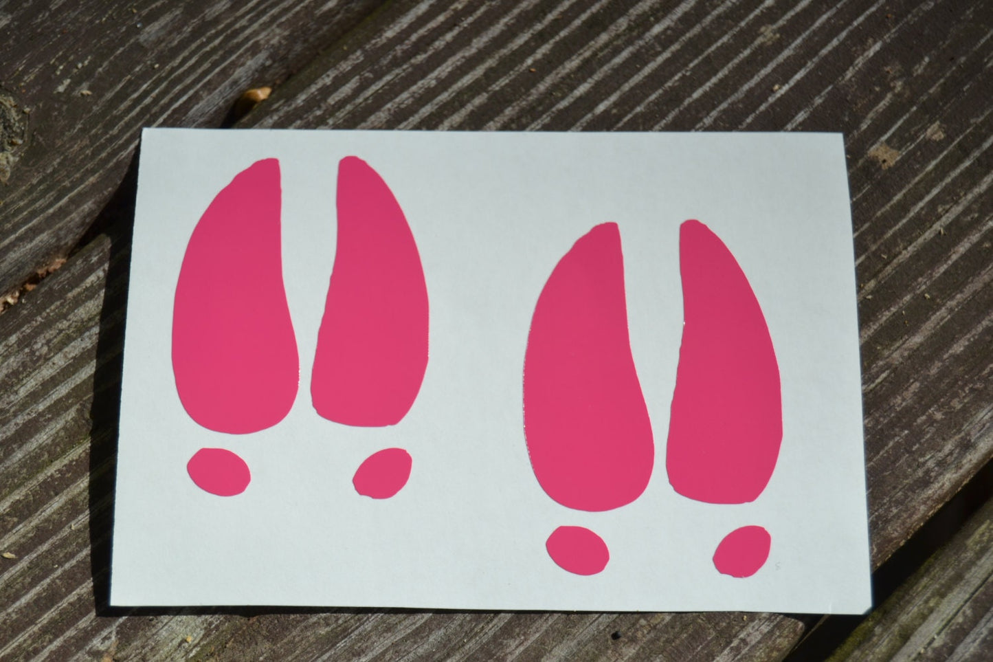 Deer Hunting Outdoor Vinyl Deer Tracks Decal Sticker - coonhoundin