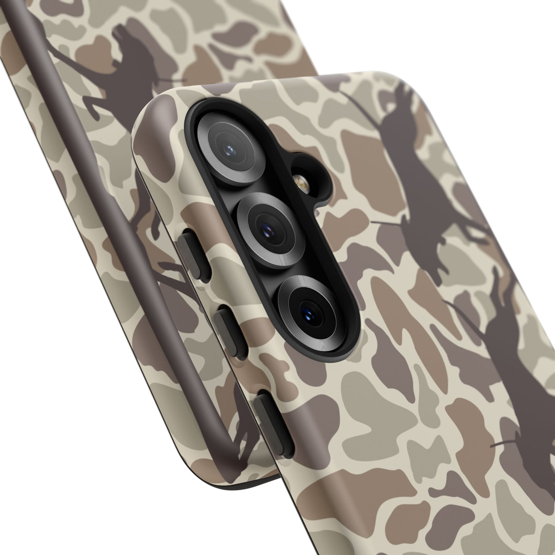 Hounds Chasing Deer Camo Tough Phone Case for Samsung Galaxy S25, Plus and Ultra - coonhoundin