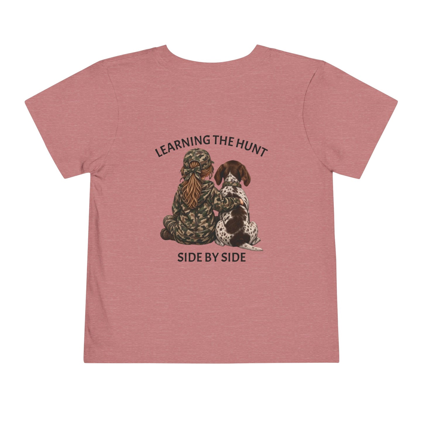 Toddler Girl and Her Hound Short Sleeve Tee