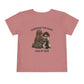 Toddler Girl and Her Hound Short Sleeve Tee