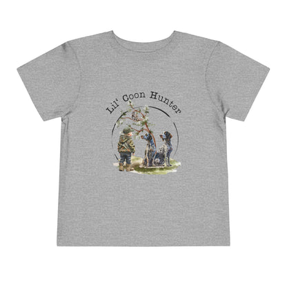 Lil' Coon Hunter Toddler Tee — Cute Kids Hunting Dog Shirt
