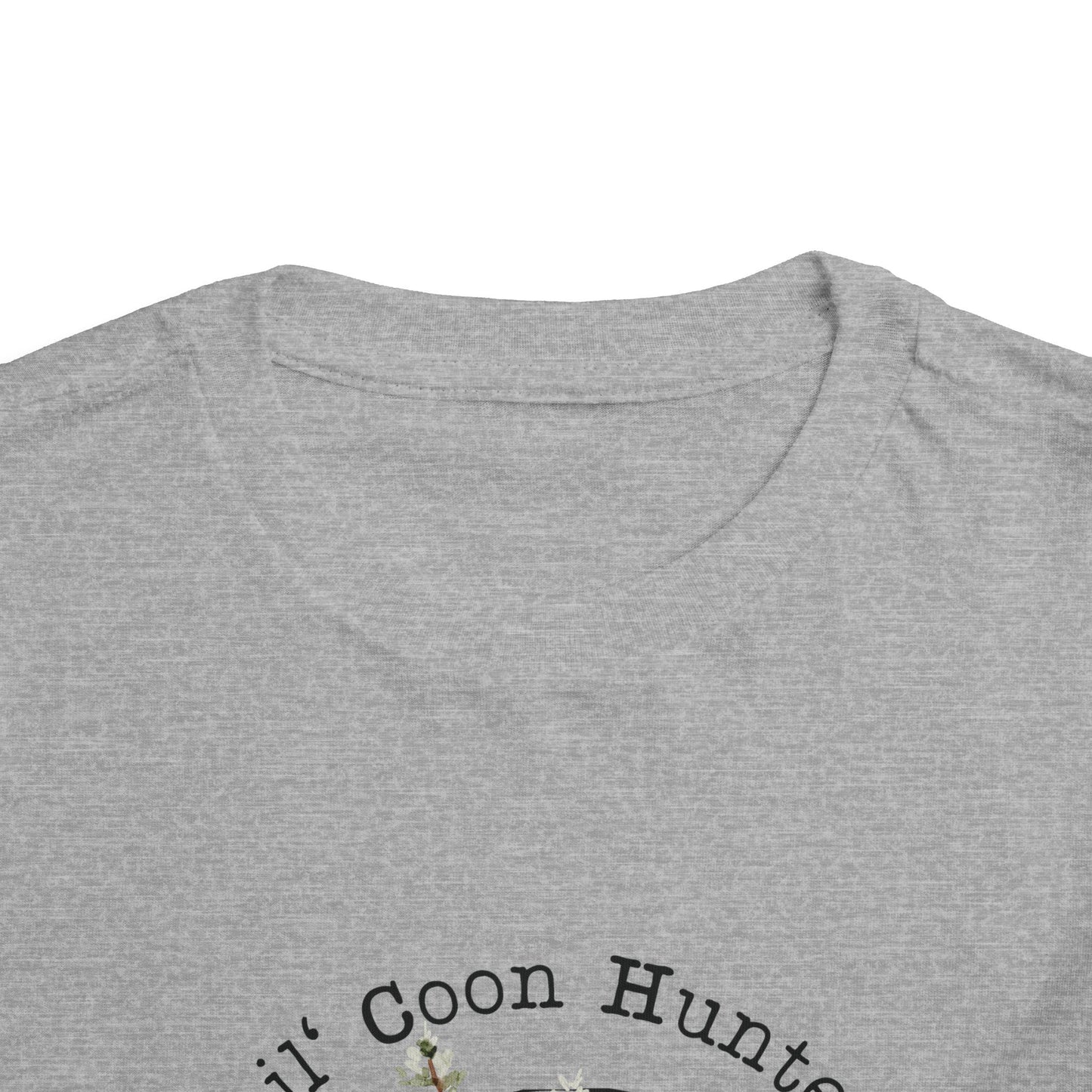 Lil' Coon Hunter Toddler Tee — Cute Kids Hunting Dog Shirt