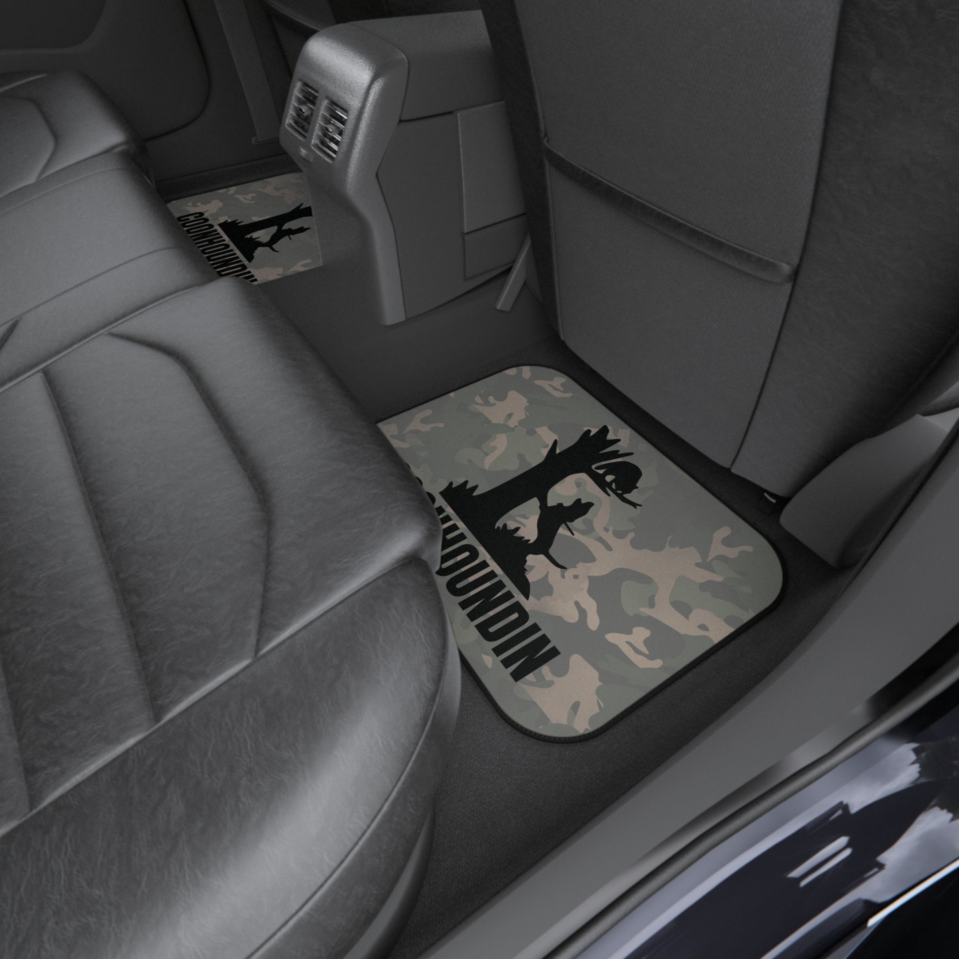 Custom Treed Coon Vintage Camo Full Set of Car Mats, Personalized Truck Mats - coonhoundin