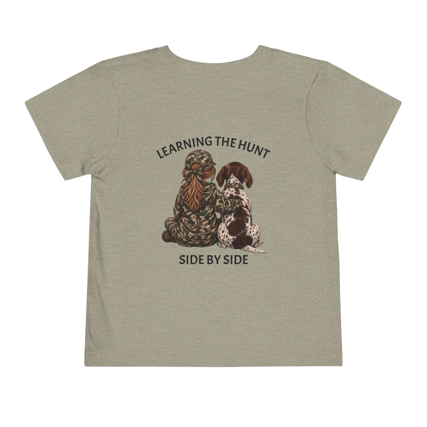 Toddler Girl and Her Hound Short Sleeve Tee