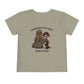 Toddler Girl and Her Hound Short Sleeve Tee