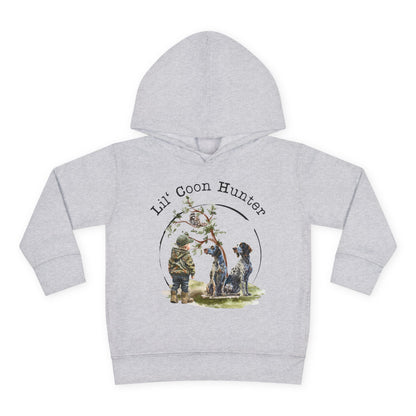 Toddler Hoodie — "Lil' Coon Hunter" Kids Pullover Fleece Hooded Sweatshirt