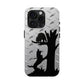 Tough Phone Case for iPhone 15, Pro, Mini, Pro Max Diamond Plate Coon Hunting
