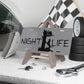 Night Life Coon Hunting Grey License Plate - coonhoundin