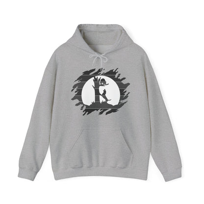 Unisex Treed Coon in the Moon Hooded Sweatshirt