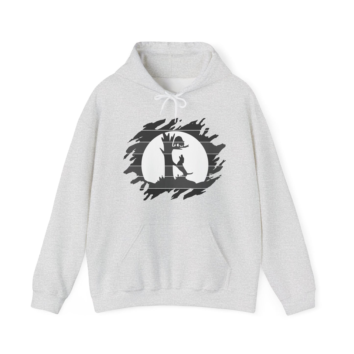 Unisex Treed Coon in the Moon Hooded Sweatshirt