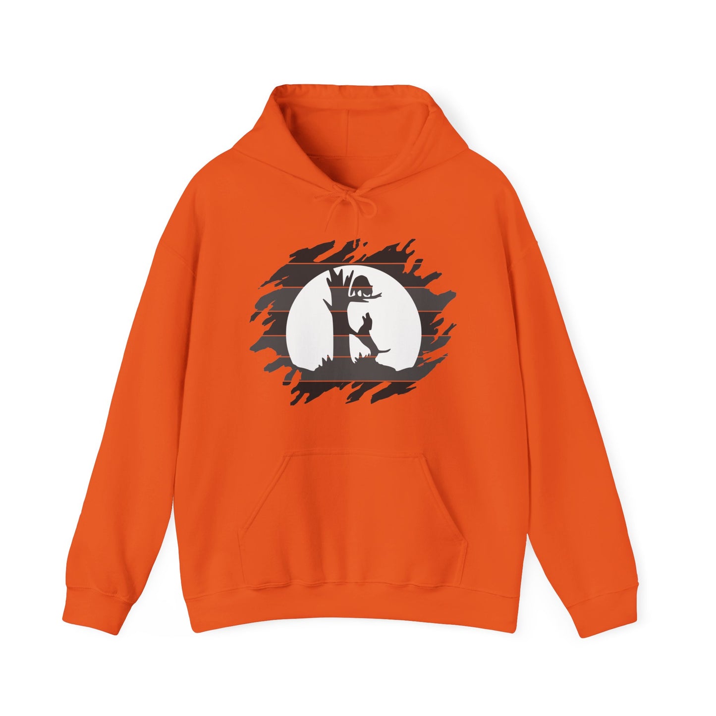Unisex Treed Coon in the Moon Hooded Sweatshirt