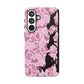 Pink Camo Hounds Chasing Deer Hunt Tough Phone Case - coonhoundin