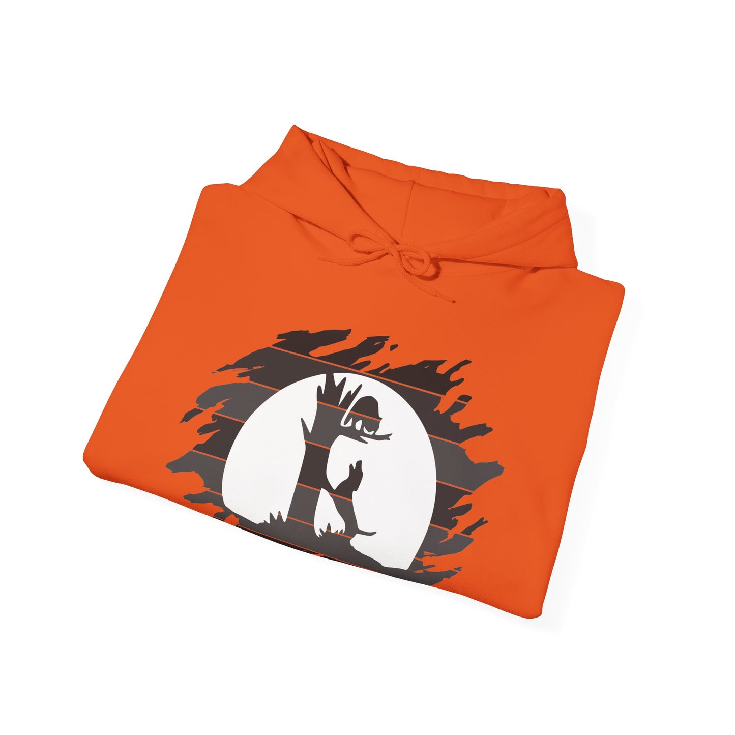Unisex Treed Coon in the Moon Hooded Sweatshirt