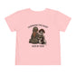 Toddler Girl and Her Hound Short Sleeve Tee