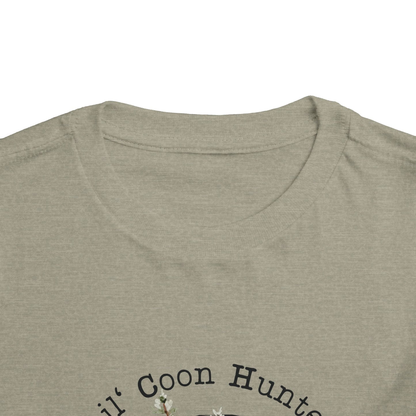Lil' Coon Hunter Toddler Tee — Cute Kids Hunting Dog Shirt