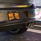 Night Life Coon Hunting Orange License Plate - coonhoundin