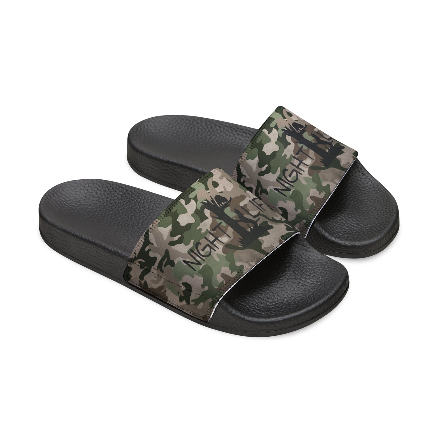 Men's Camo Night Life Coon Hunting Slide Sandals
