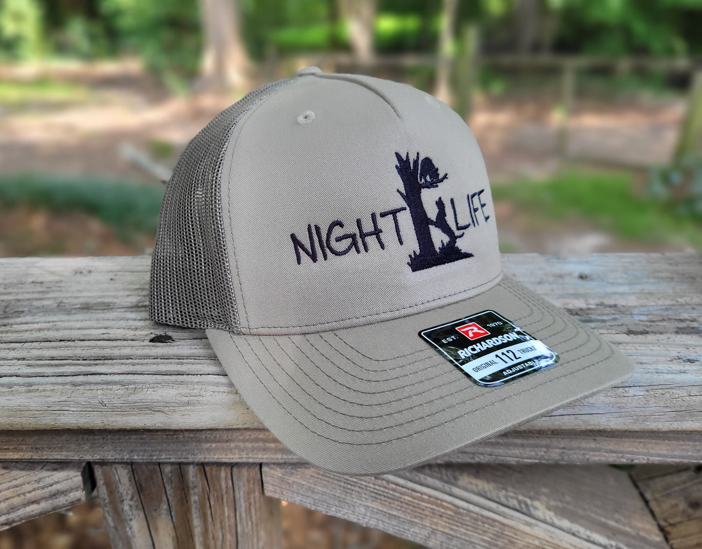 Night Life Coon Hunting Richardson Snapback Mesh Trucker Hat