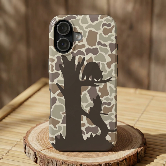 Camo Treed Coon Hound iPhone 17, Air, Pro, Pro Max Tough Case - coonhoundin
