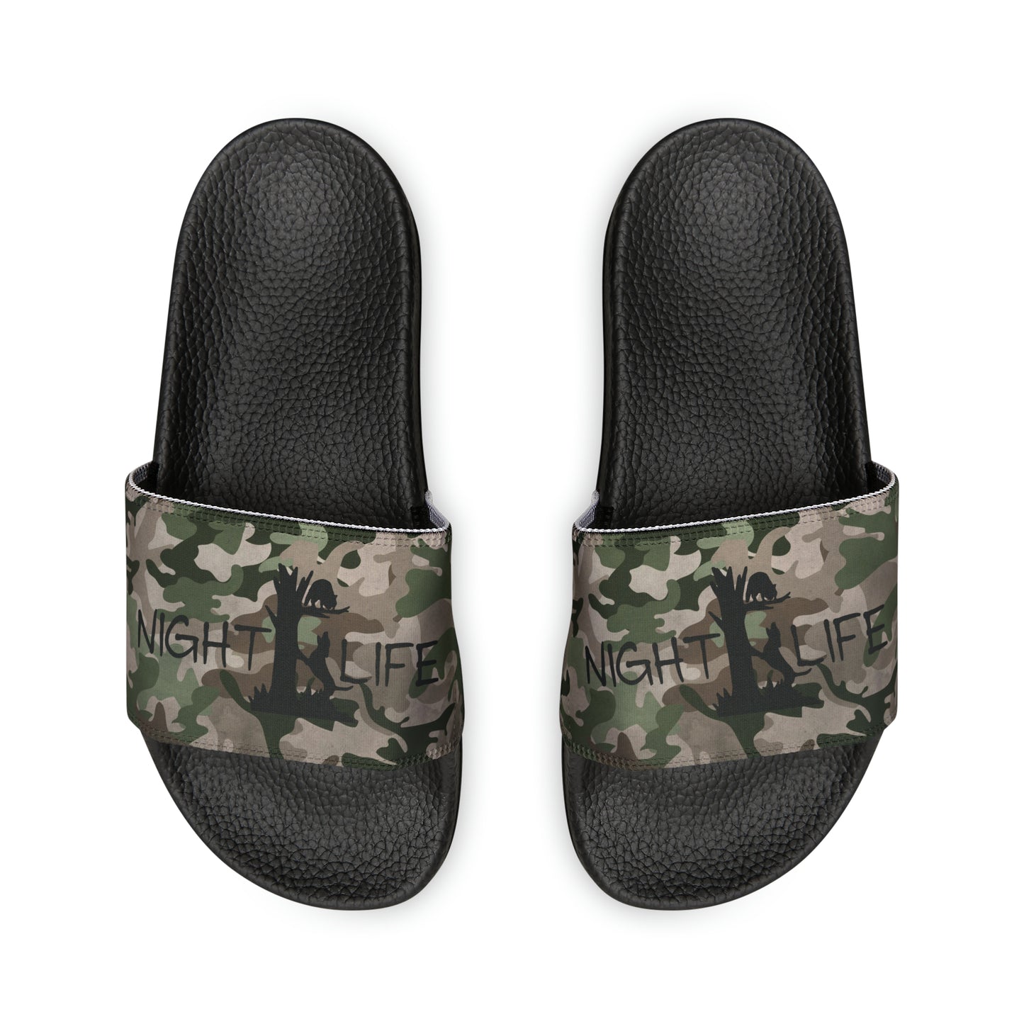 Men's Camo Night Life Coon Hunting Slide Sandals