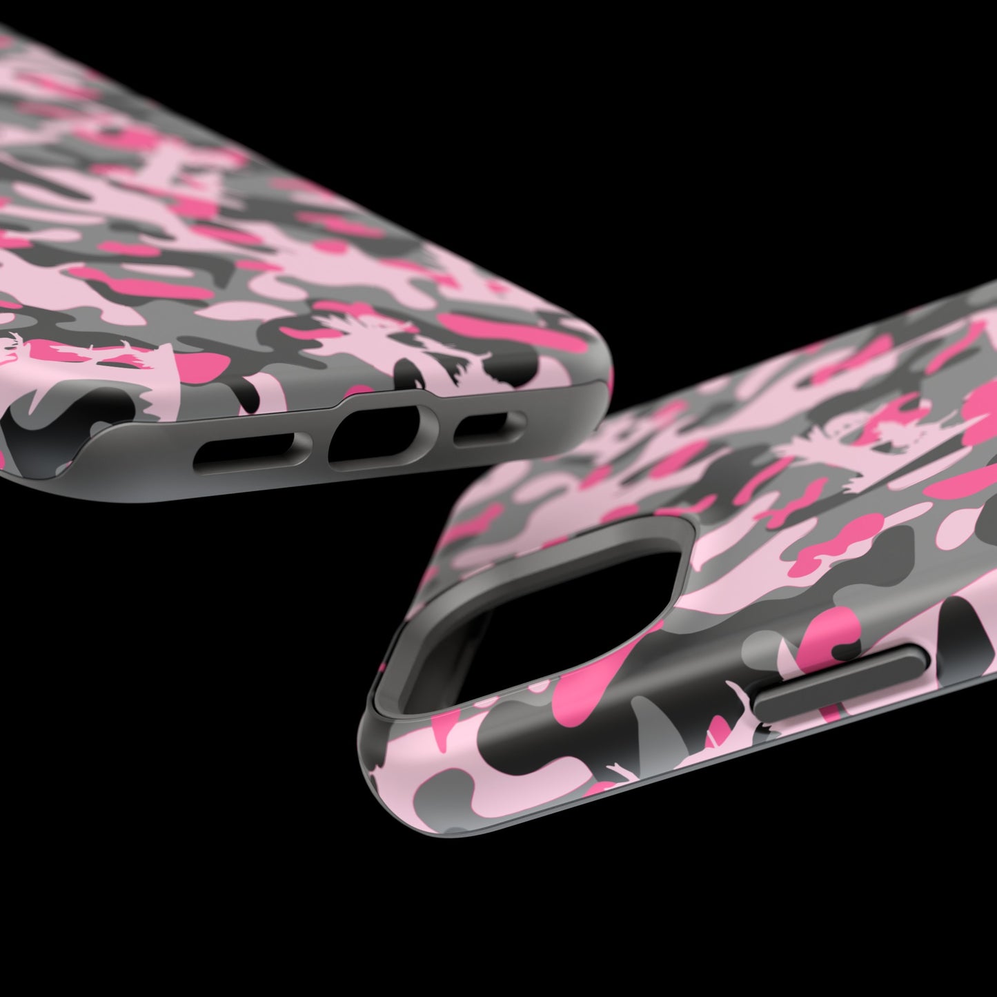 Coon Hunting Pink Camo MagSafe Tough Cases for iPhone 15, Pro, Plus and Pro Max - coonhoundin