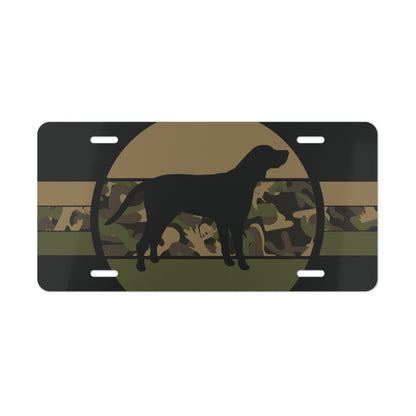 Coonhound Camo Hunting License Plate - coonhoundin