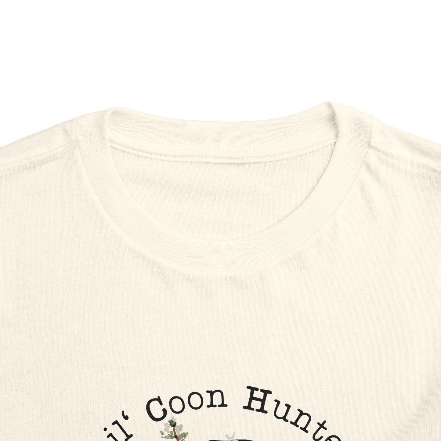 Lil' Coon Hunter Toddler Tee — Cute Kids Hunting Dog Shirt