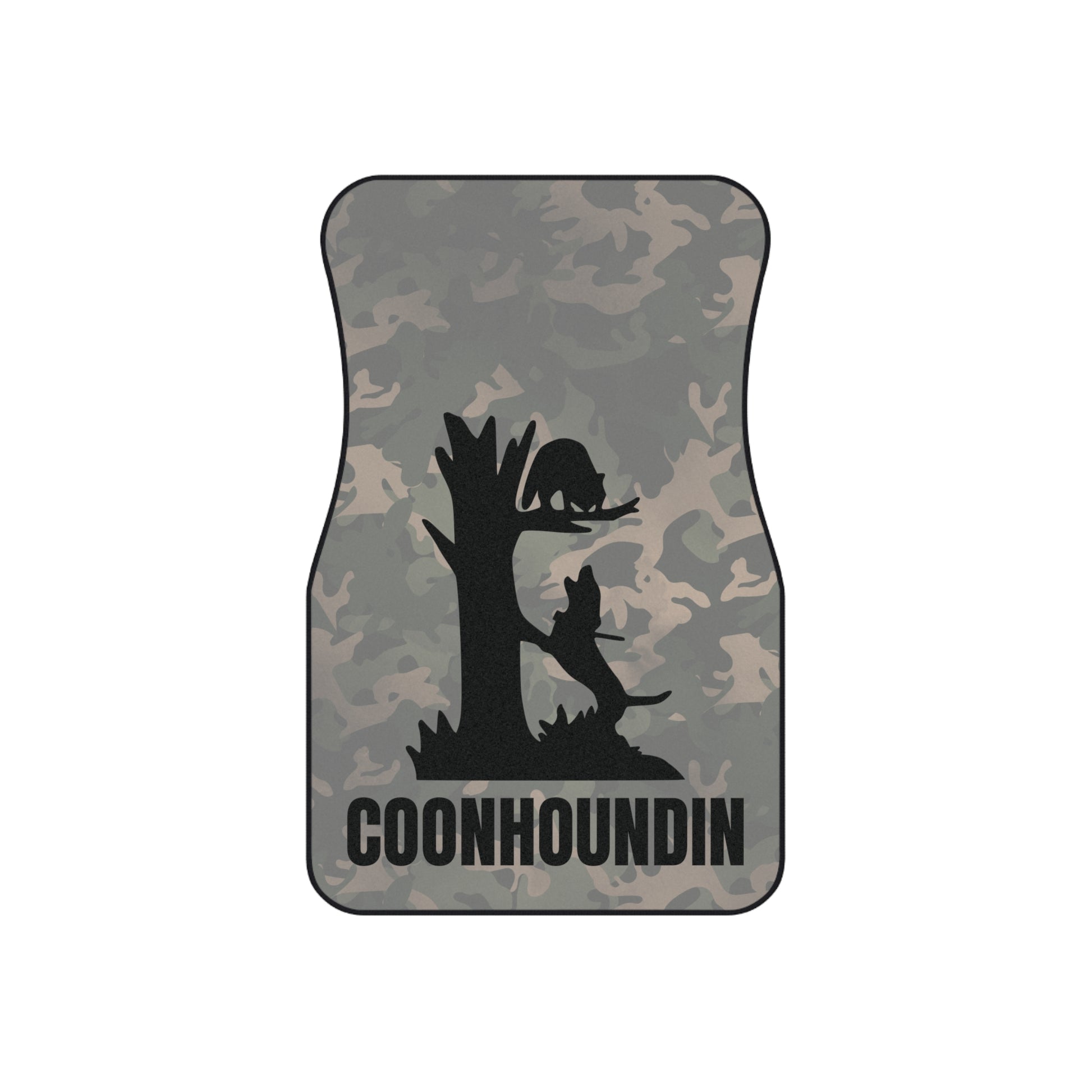 Custom Treed Coon Vintage Camo Full Set of Car Mats, Personalized Truck Mats - coonhoundin