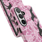 Pink Camo Hounds Chasing Deer Hunt Tough Phone Case - coonhoundin