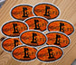 Coon Hunting Night Life Orange Camo Waterproof Sticker