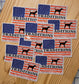Hound Traditions Flag Camo Waterproof Sticker