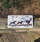 Deer Hunting Hounds Camo Vanity License Plate for Hunters - coonhoundin