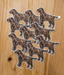 Camo Labrador Retriever Waterproof Sticker