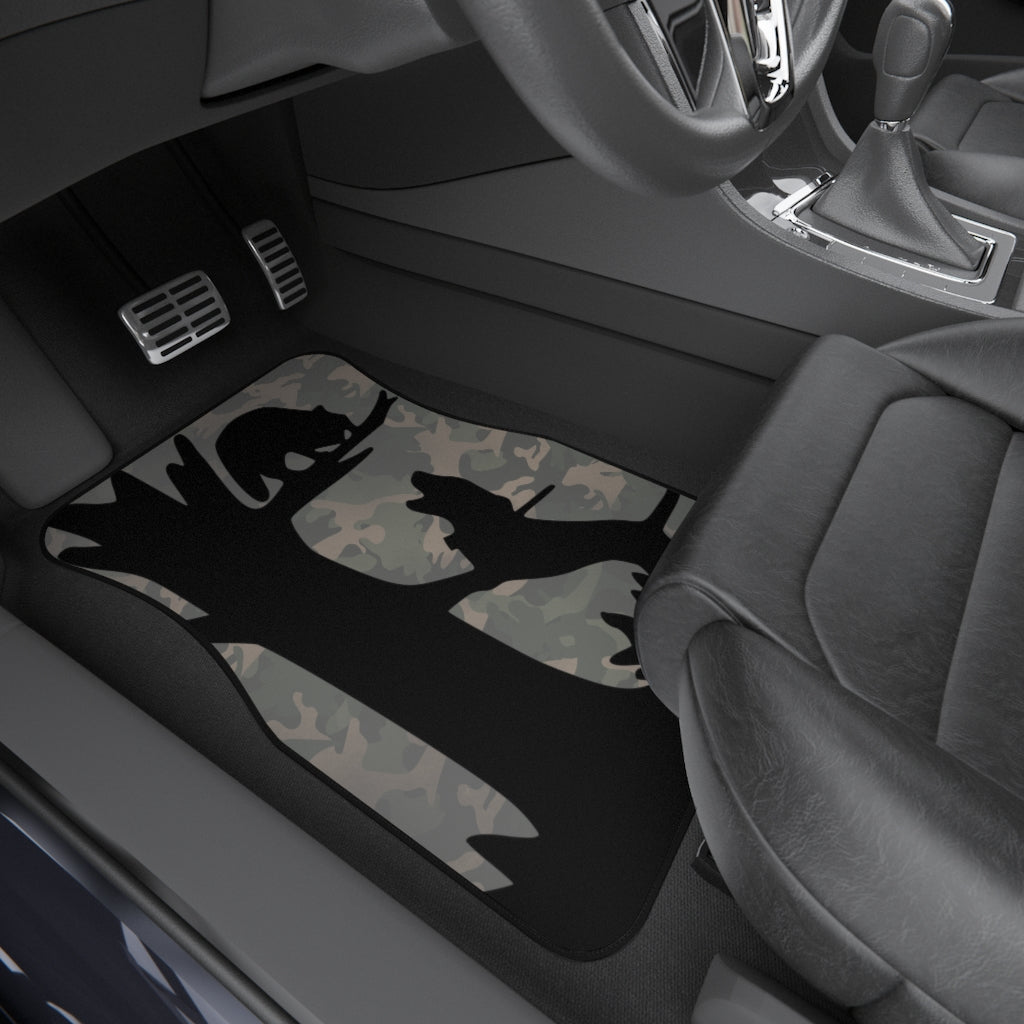 Treed Coon Camo Car Mats (2x Front)