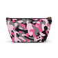 Pink Coon Hunting Camo Accessory Pouch w T-bottom