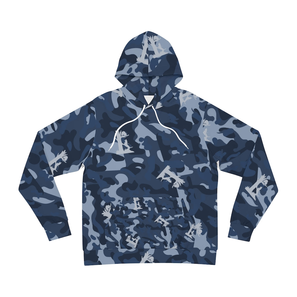 Blue Treed Coon Camo Adult Hoodie