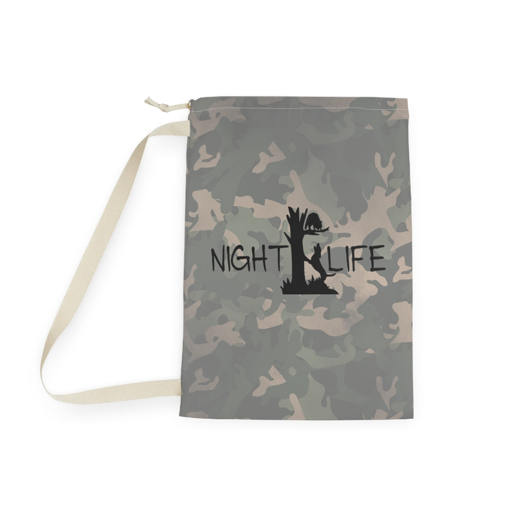 Night Life Coon Hunting Camo Laundry Bag