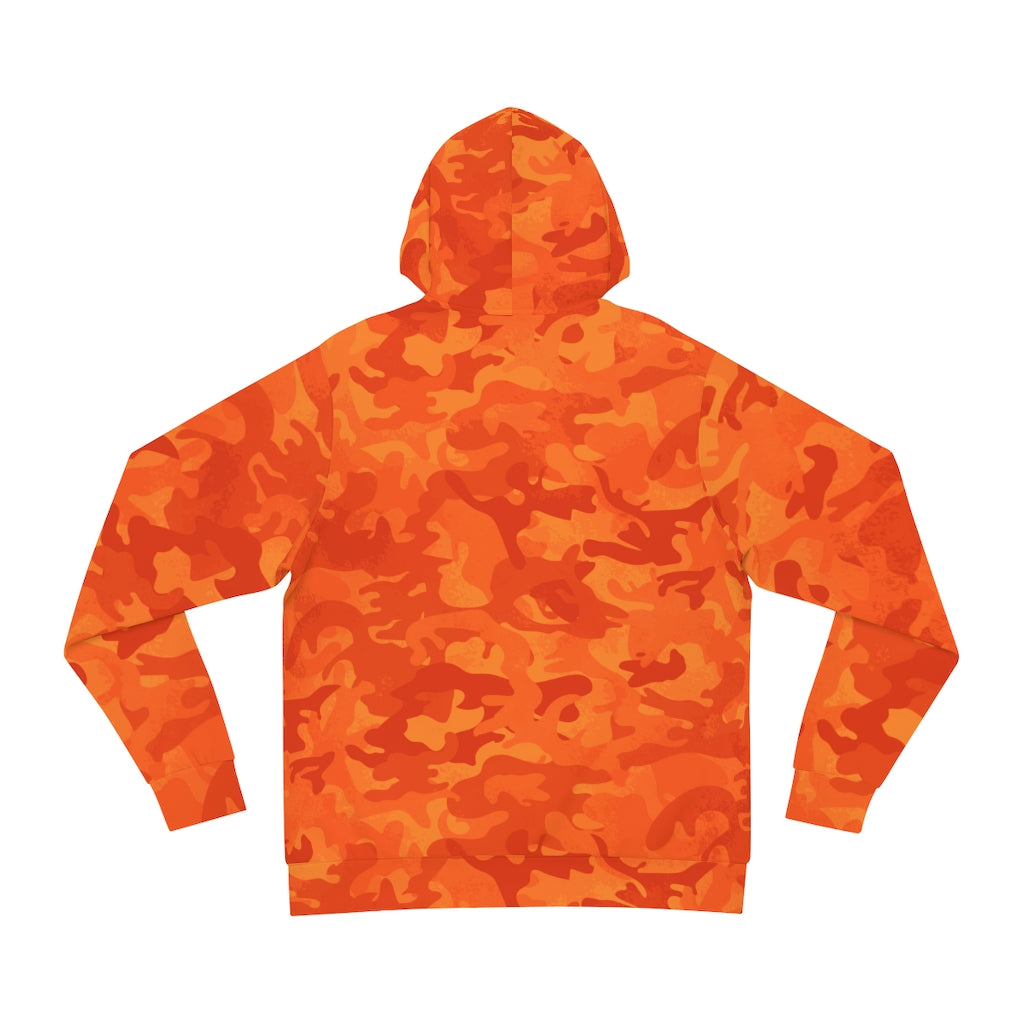 Orange Camo Adult Hoodie for the Coon Hunter