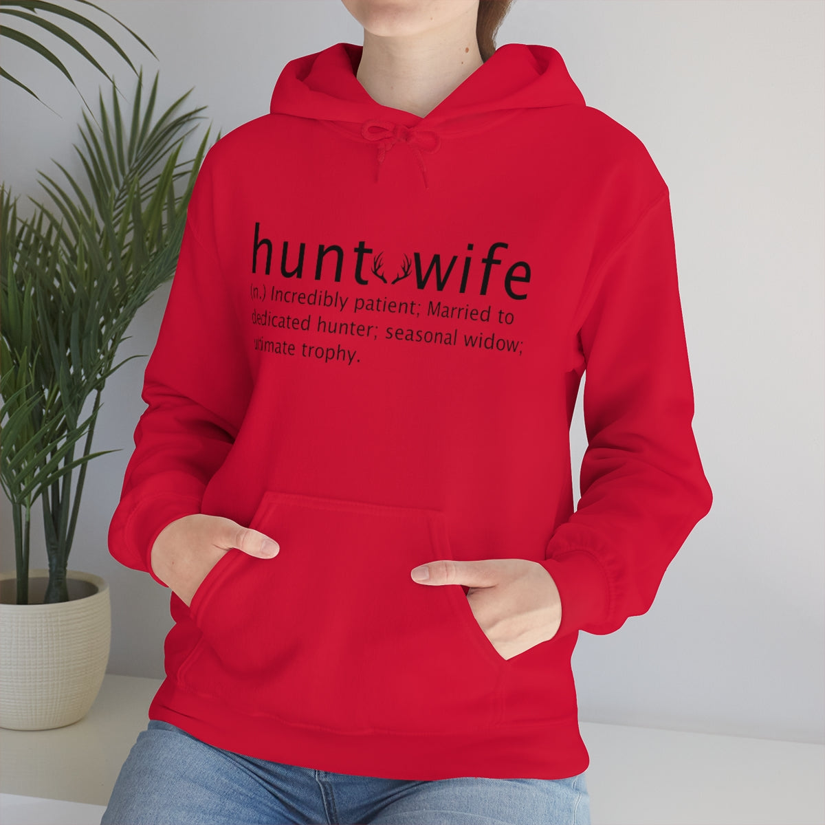 Hunt Wife Unisex Hooded Sweatshirt