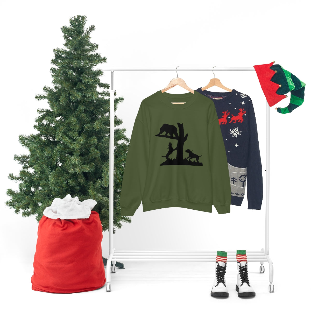 Treed Bear Unisex Crewneck Sweatshirt