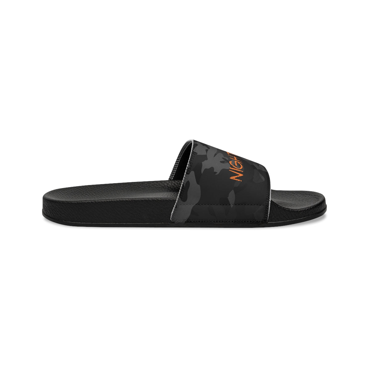 Black Camo Coon Hunting Youth Slide Sandals