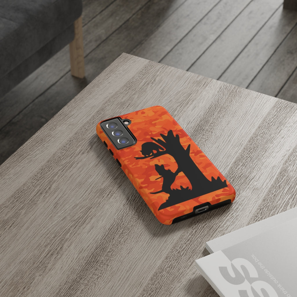 Samsung Treed Coon Orange Camo Tough Cases - coonhoundin