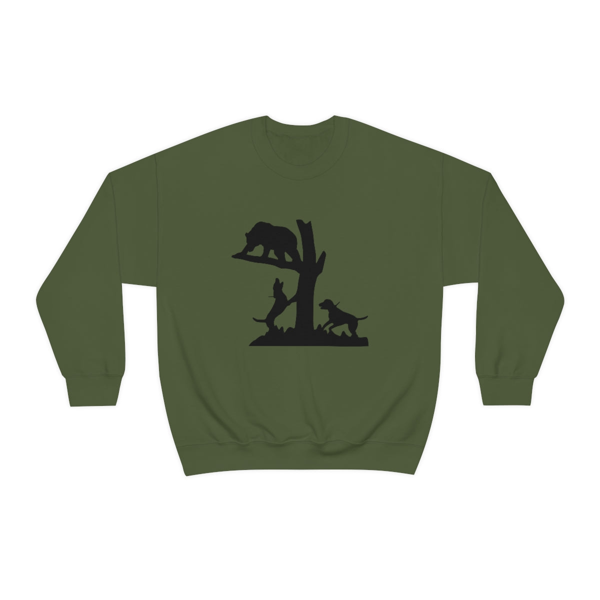 Treed Bear Unisex Crewneck Sweatshirt - coonhoundin