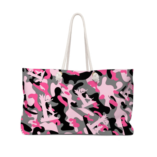 Pink Camo Coon Hunting Weekender Bag