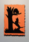 Treed Coon Refrigerator Magnet