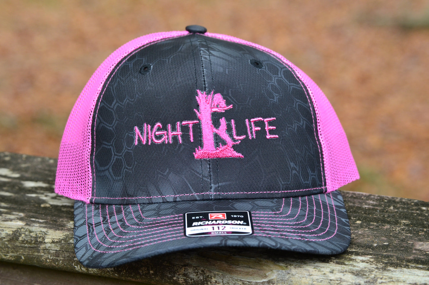 Night Life Coon Hunting Richardson Snapback Mesh Trucker Hat