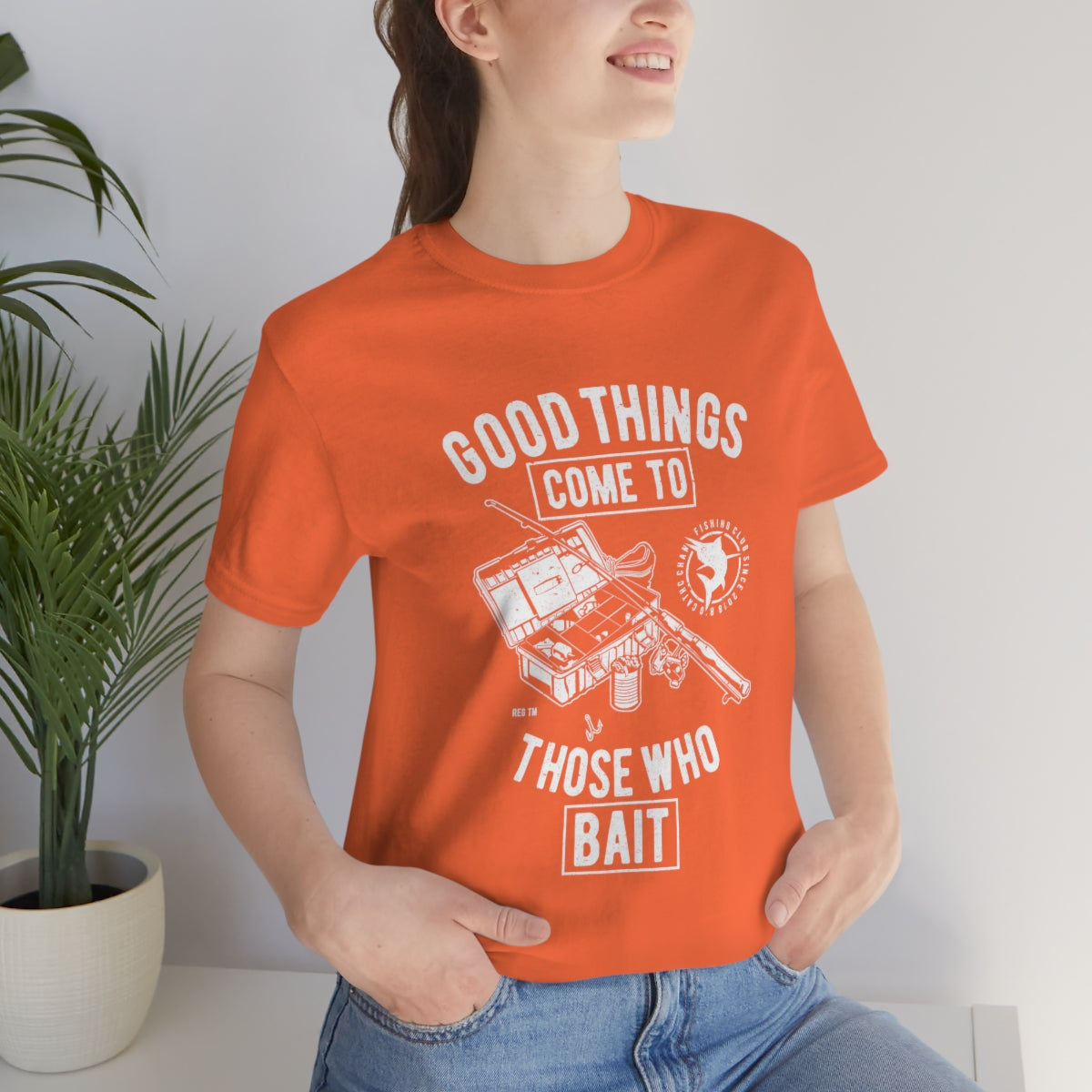 Fishing Bait Unisex Jersey Short Sleeve Tee - coonhoundin