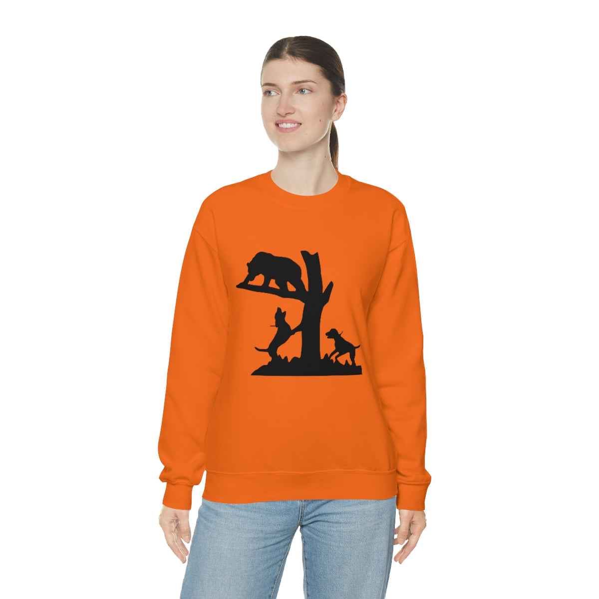 Treed Bear Unisex Crewneck Sweatshirt - coonhoundin