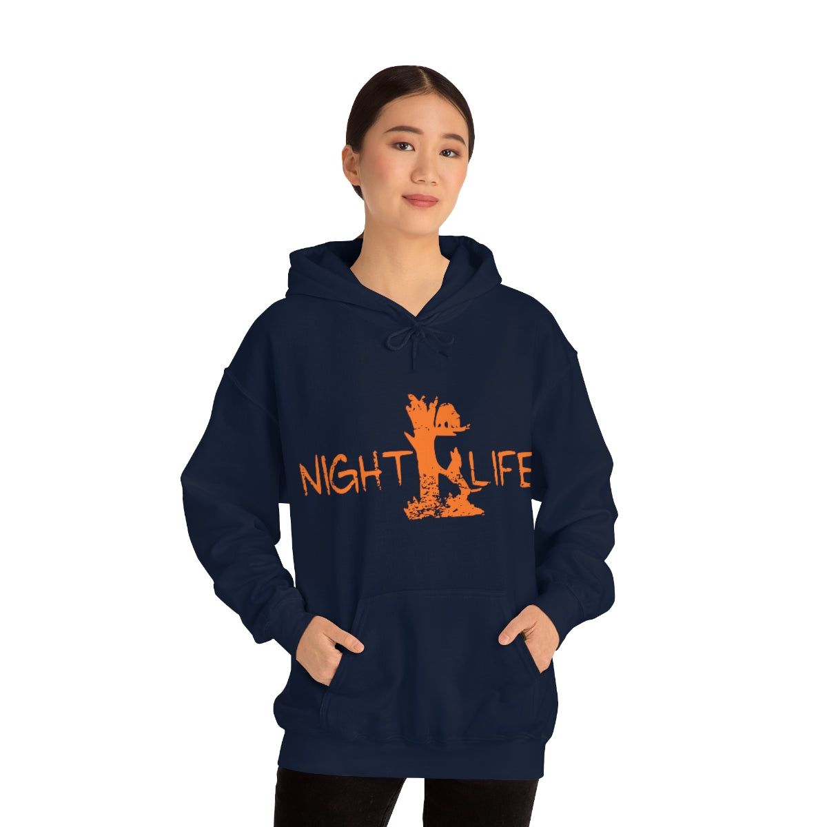 Grunge Night Life Treed Coon Unisex Hooded Sweatshirt - coonhoundin