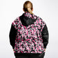 Women's Pink Camo Night Life Hoodie in Extended Sizes